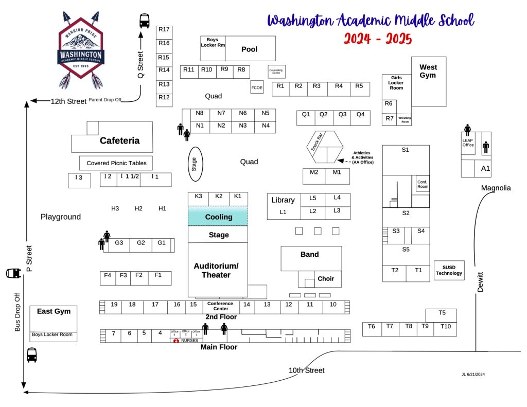 WAMS school map